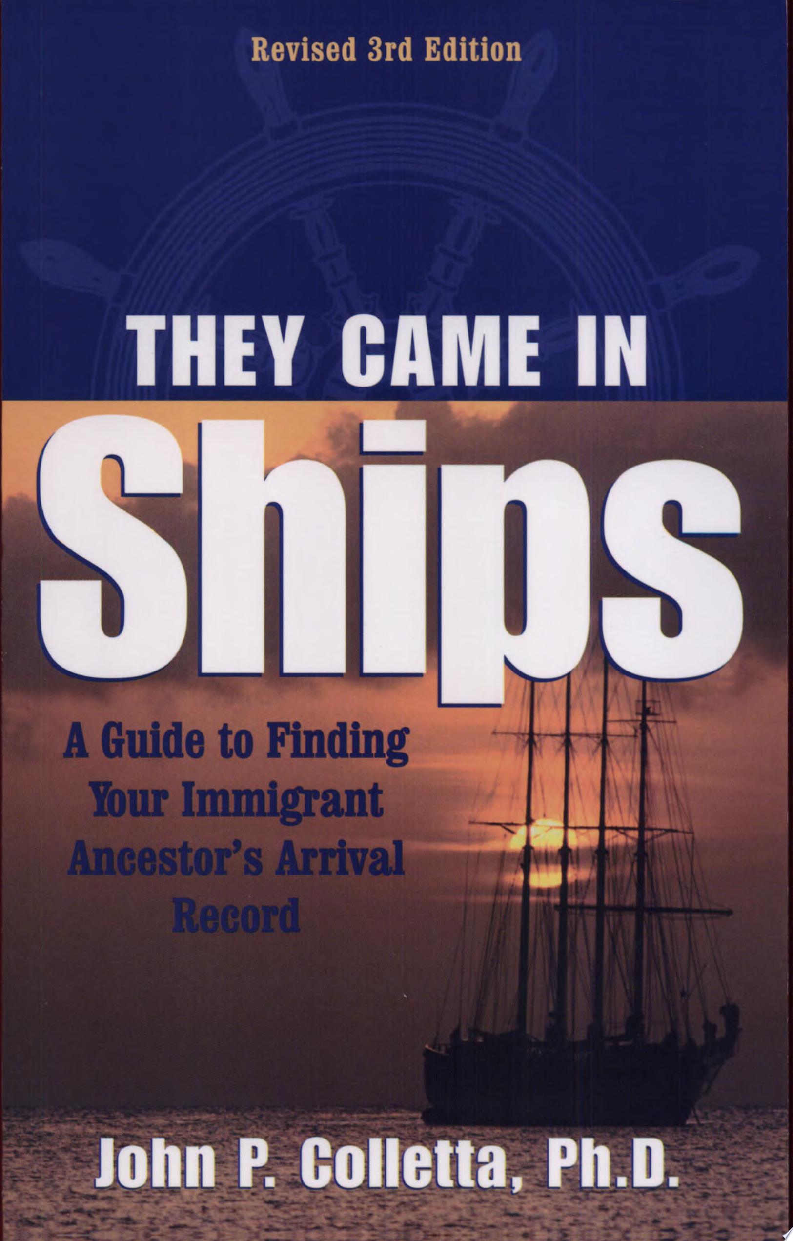 Image for "They Came in Ships"