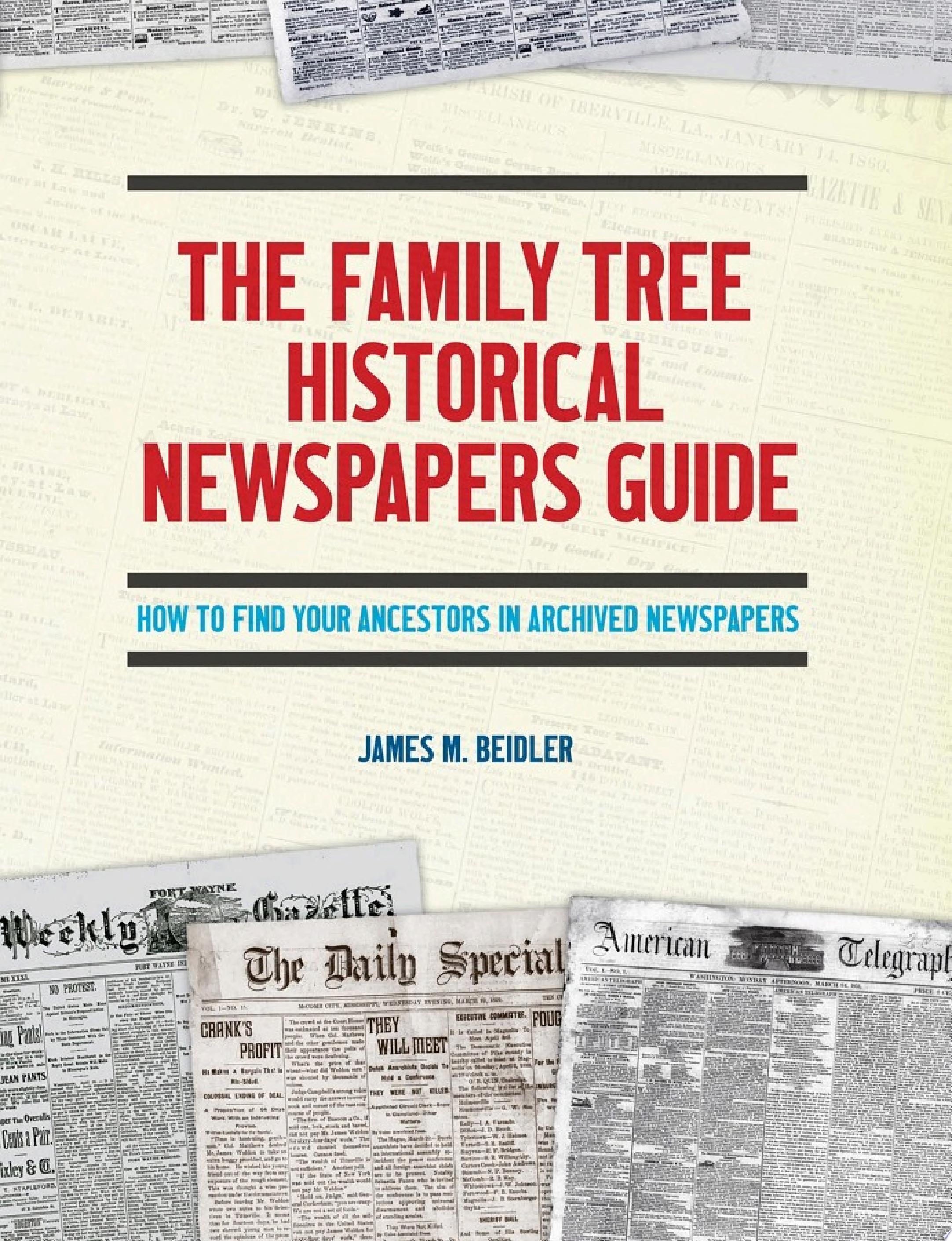 Image for "The Family Tree Historical Newspapers Guide"