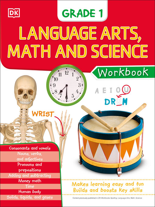 Cover of "Lanuage Arts, Math, and Science Workbook - Grade 1"