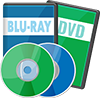 Blu-ray and DVD icon