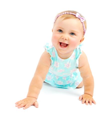 picture of baby smiling