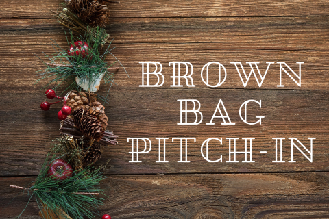 Holiday themed Brown Bag pitch in graphic