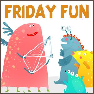 Image of monsters playing. 