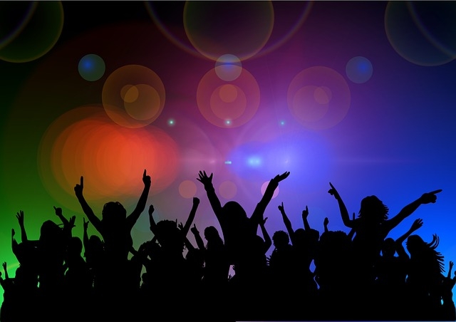 People dancing. 