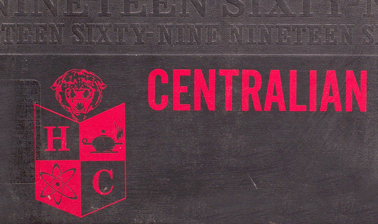 Hancock Central yearbook cover