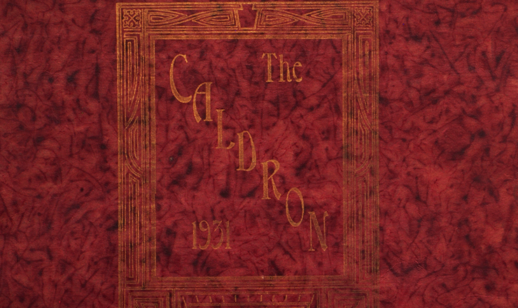 Maxwell yearbook cover